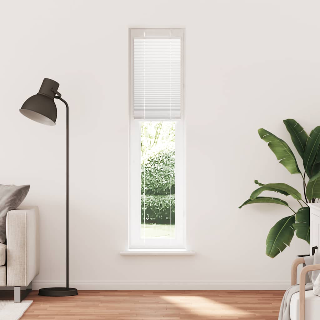 Vidaxl plissé rolgordijn 50x200 cm stofbreedte 49,4 cm polyester wit