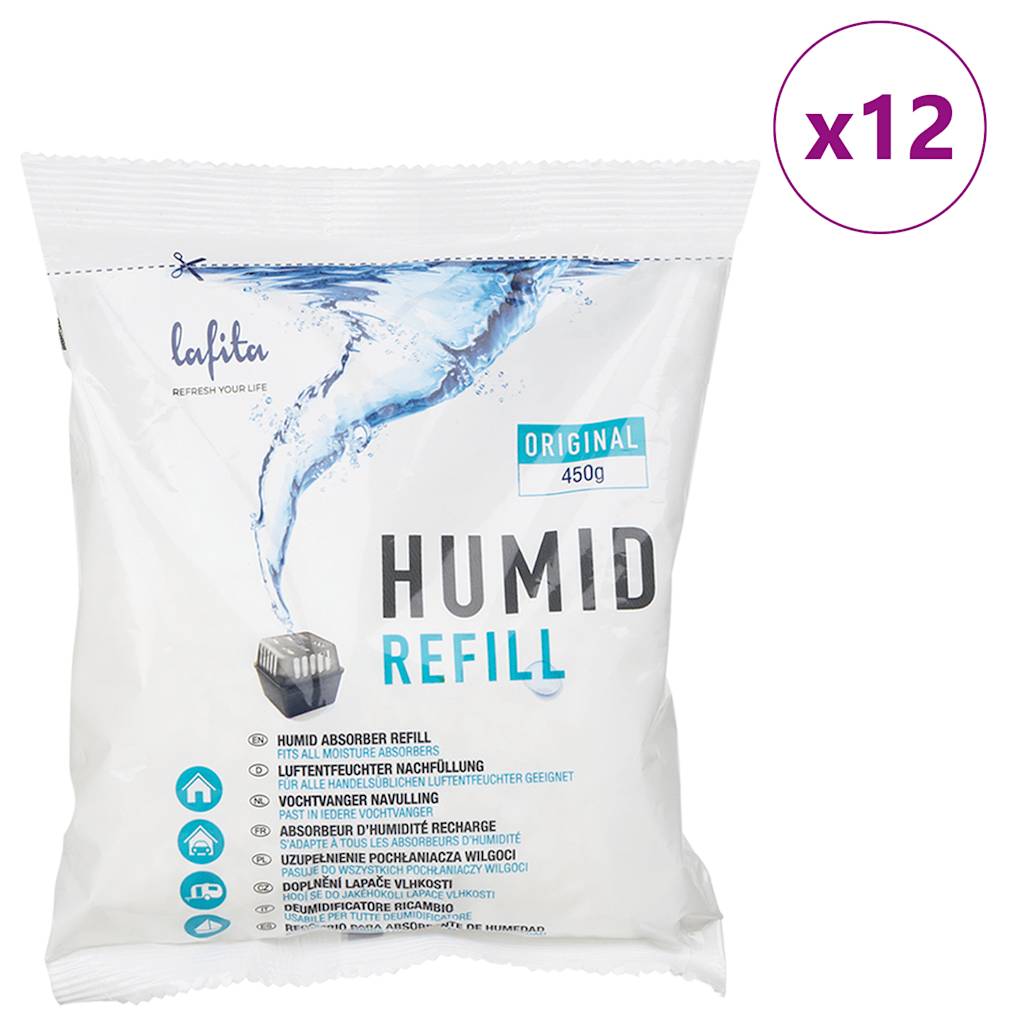 Vidaxx refills til affugter 12 stk 450 g
