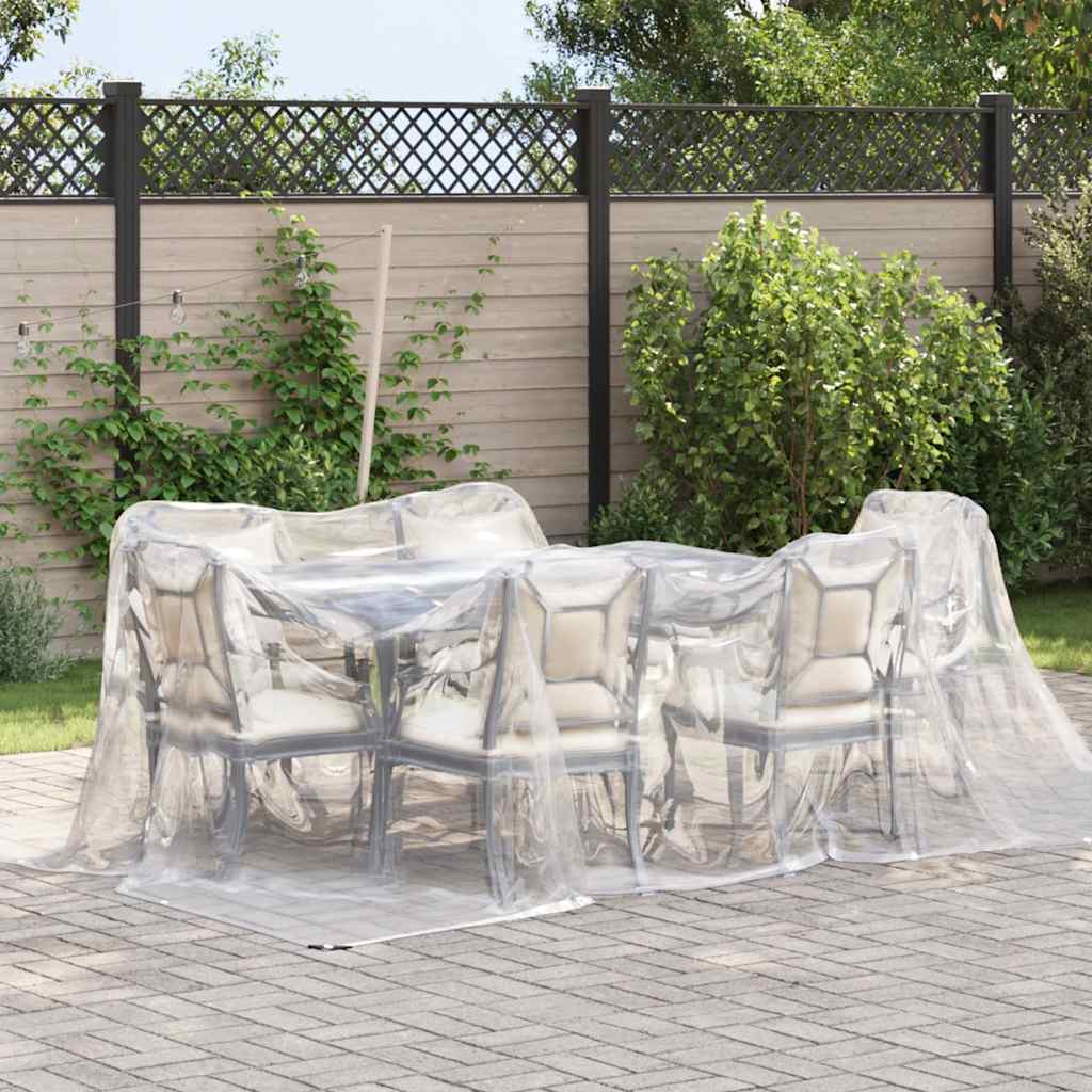 Vidaxx transparent presenning med gennemføringer 3x5 m polyethylen