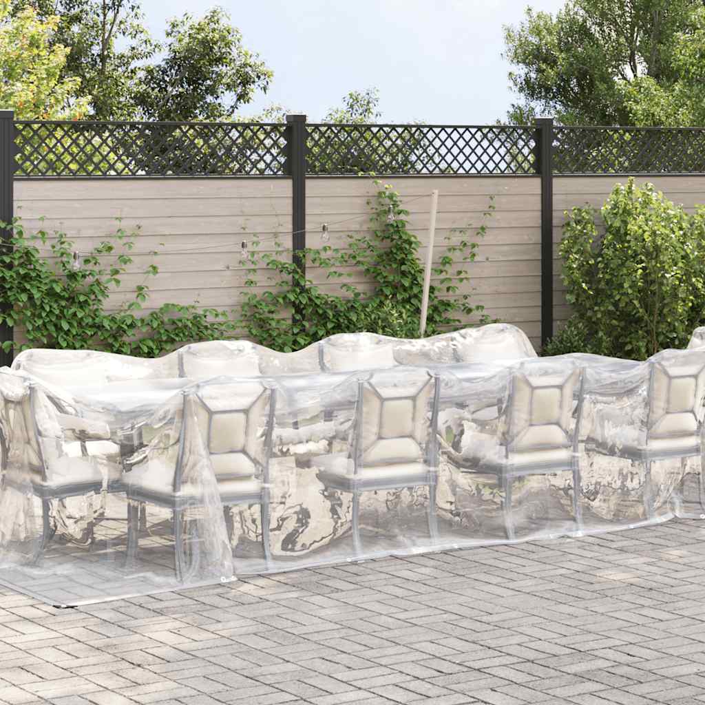 Vidaxx transparent presenning med gennemføringer 3x12 m polyethylen