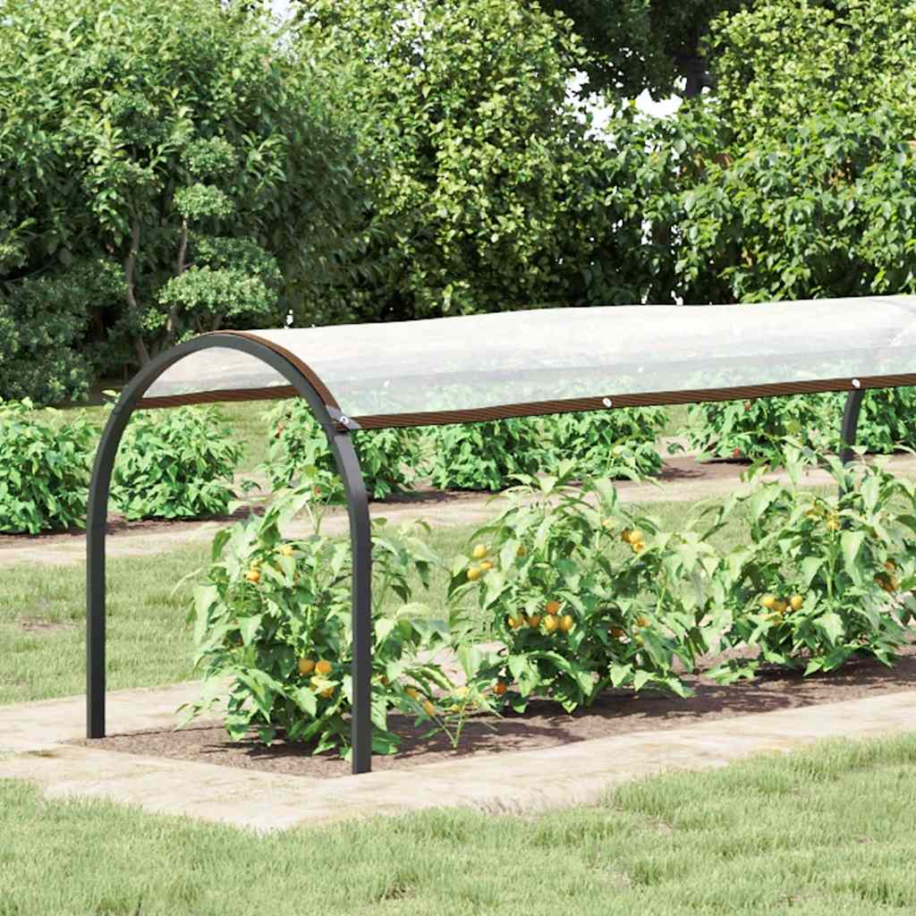 Vidaxx transparent presenning med gennemføringer 1x12 m polyethylen