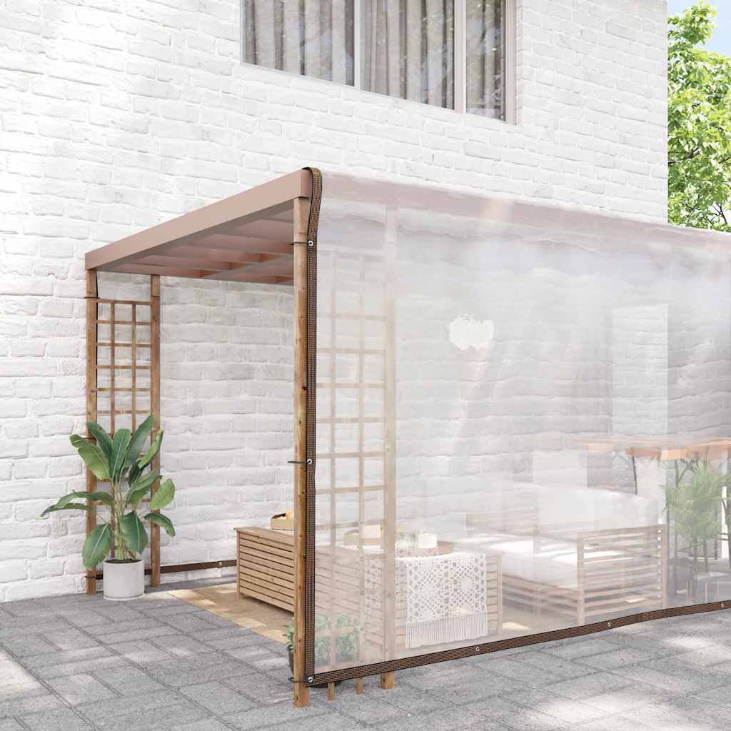 Vidaxx transparent presenning med gennemføringer 8x8 m polyethylen