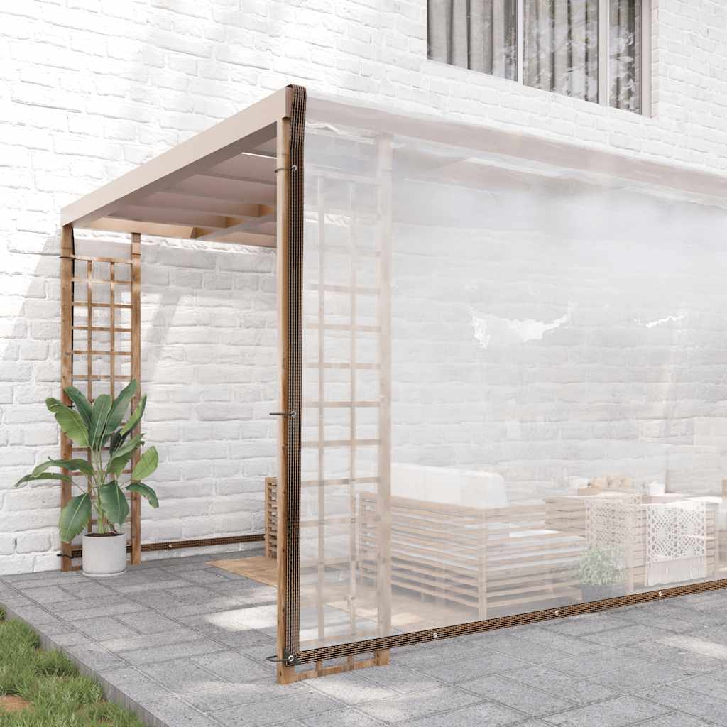 Vidaxx transparent presenning med gennemføringer 8x12 m polyethylen