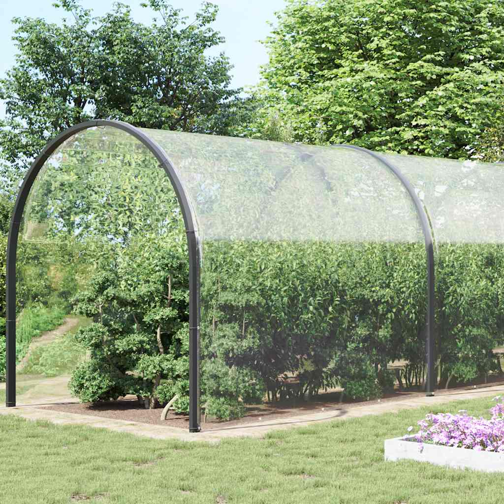 VidaXL gennemsigtig presenning med gennemføringer 6x12 m PVC