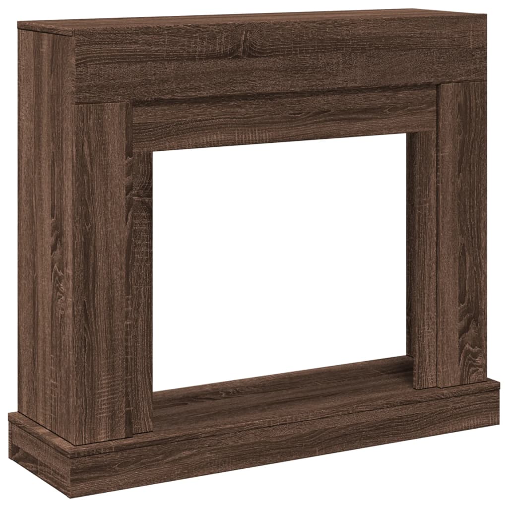 Vidaxl haardombouw 100x30x87,5 cm bewerkt hout bruin eikenkleurig