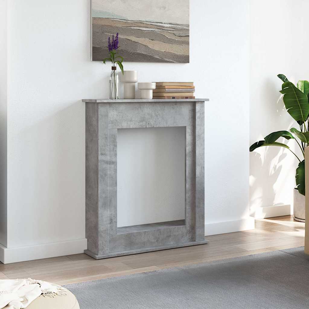 Vidaxl haardombouw 75x20x87,5 cm bewerkt hout betongrijs