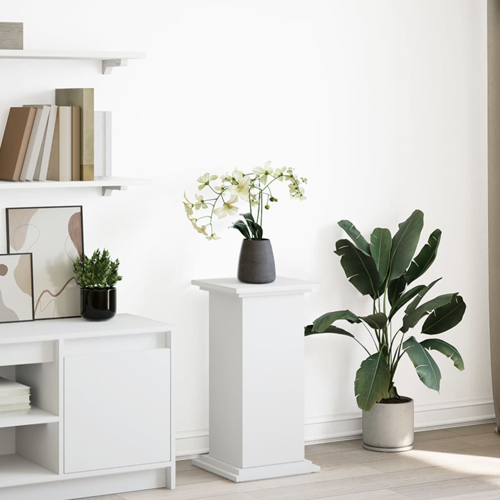 Vidaxx sokkel med opbevaringsplads 31x30x60 cm færdig træ hvid