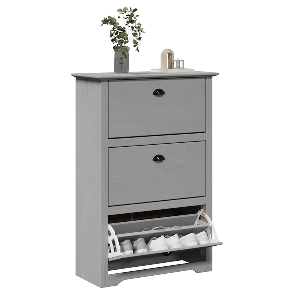 Vidaxx skohylde bodo 80x35x118 cm grå