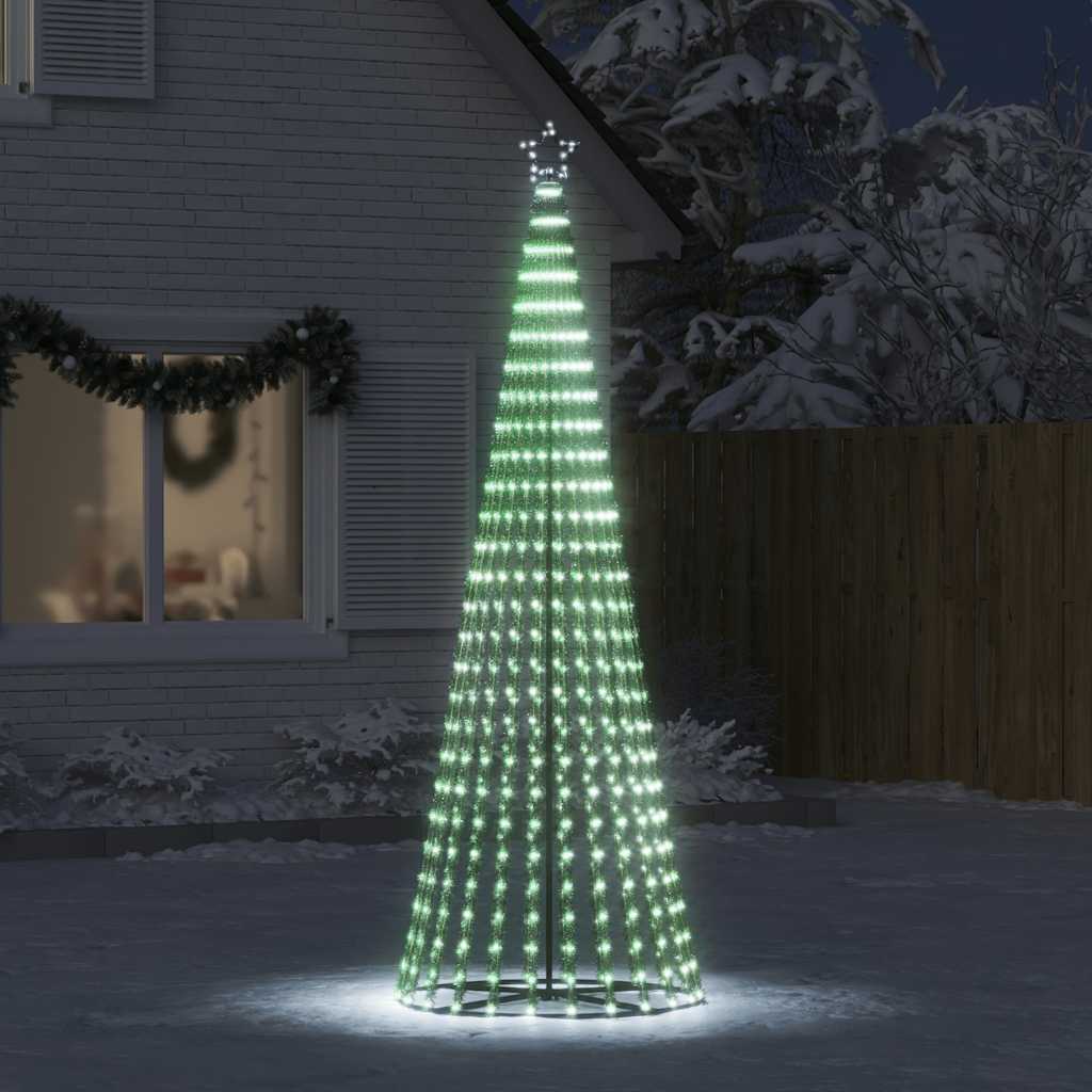 Vidaxxl LED juletræ 475 LED'er kold hvid 247 cm