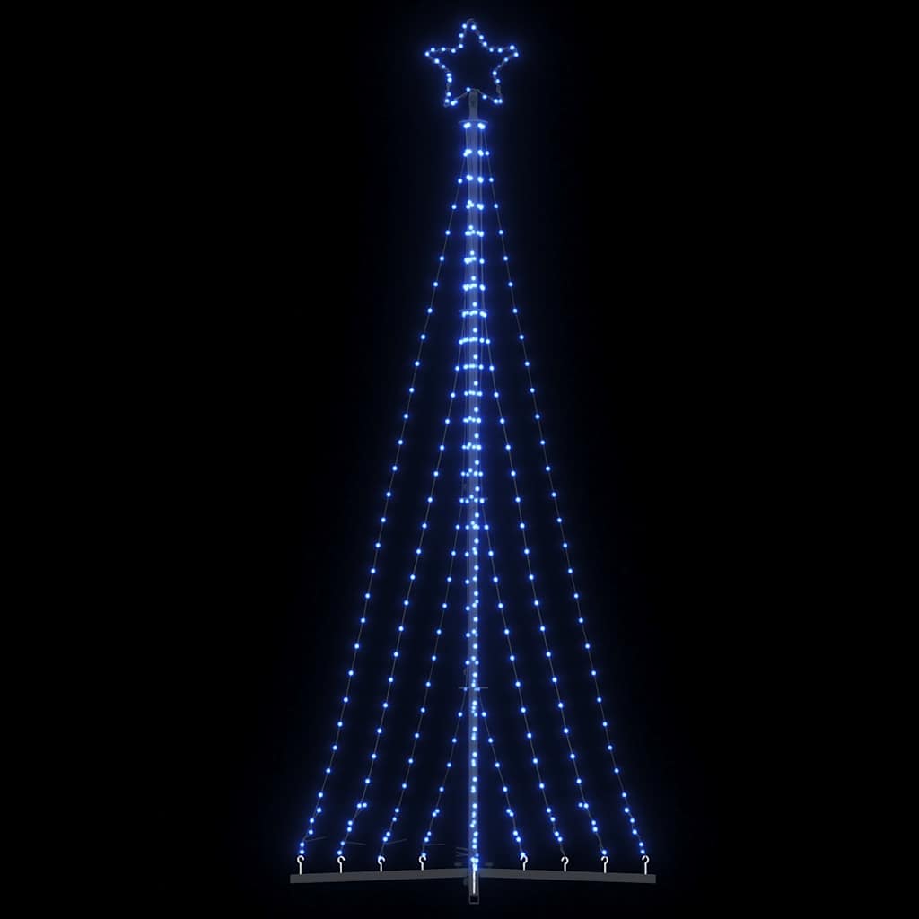 Vidaxxl LED juletræ 447 LEDs 249 cm blå