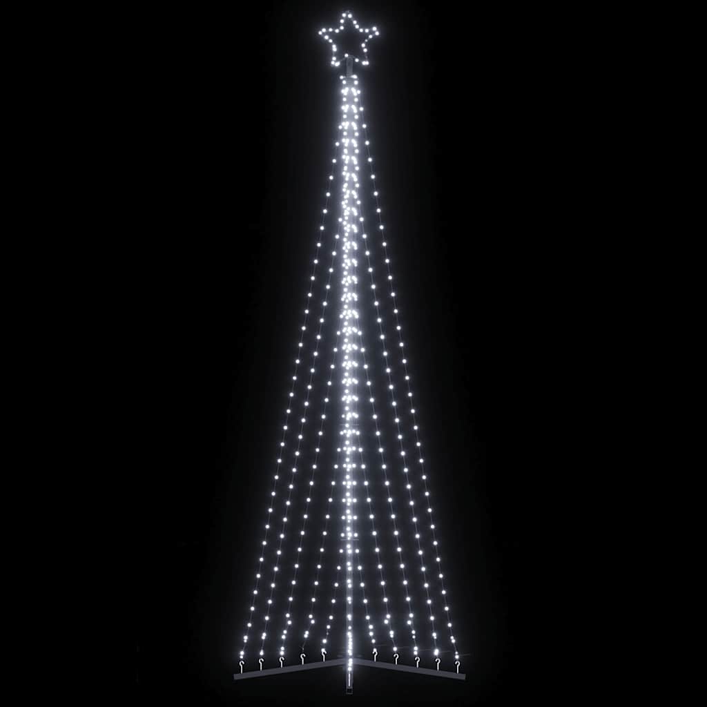 Vidaxxl LED juletræ 495 LED'er kold hvid 300,5 cm