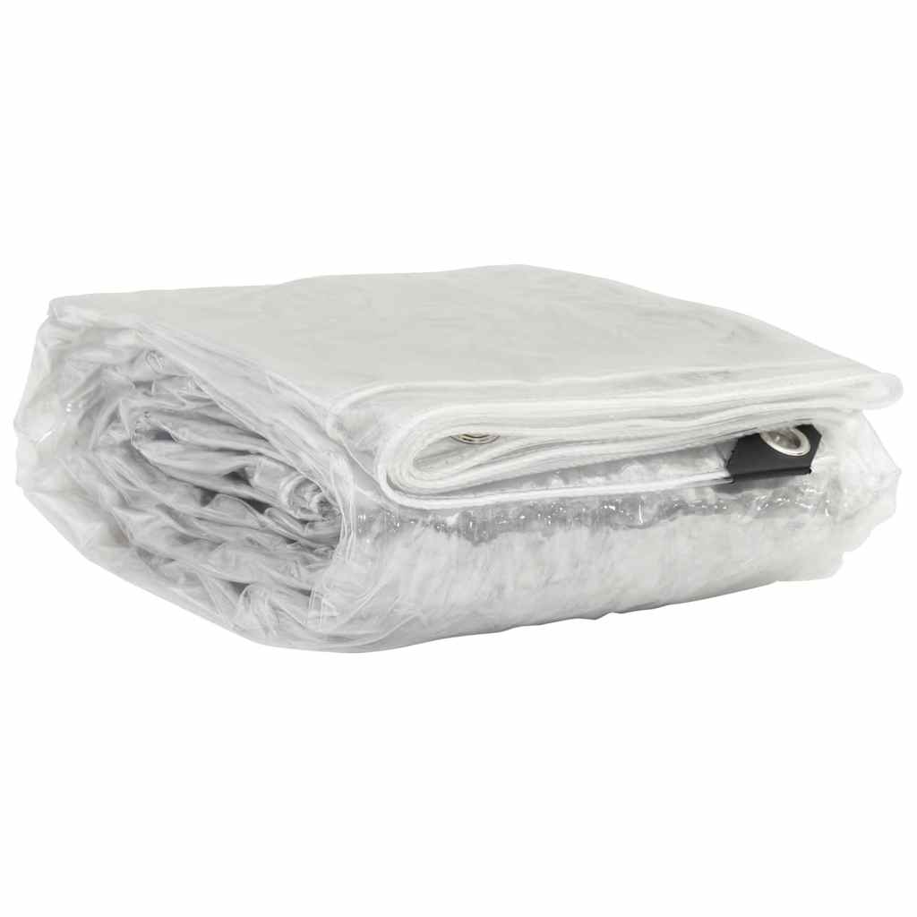 Vidaxl plantenafdekking met zeilringen 2x6 m pvc