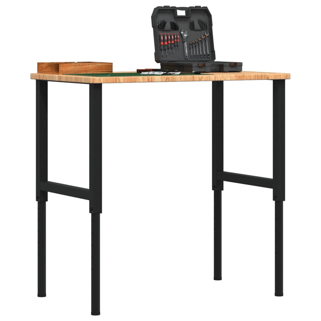 Vidaxx arbejdsbord rektangel 100x60x (71,5-98) cm eg lysebrun