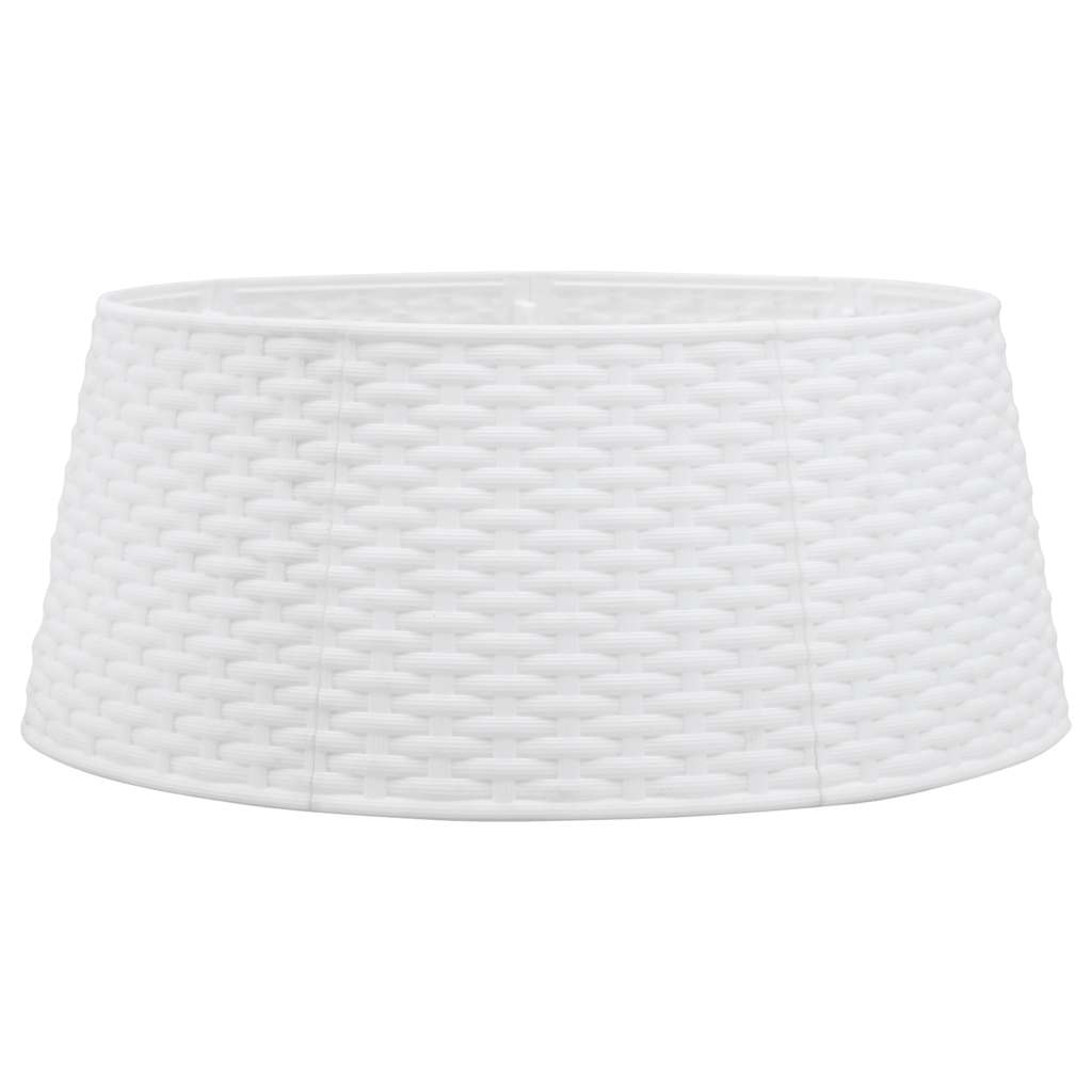 Vidaxx juletræsnederdel ø56x23 cm plast hvid