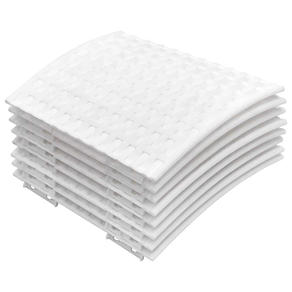 Vidaxx juletræsnederdel ø65x23 cm plast hvid