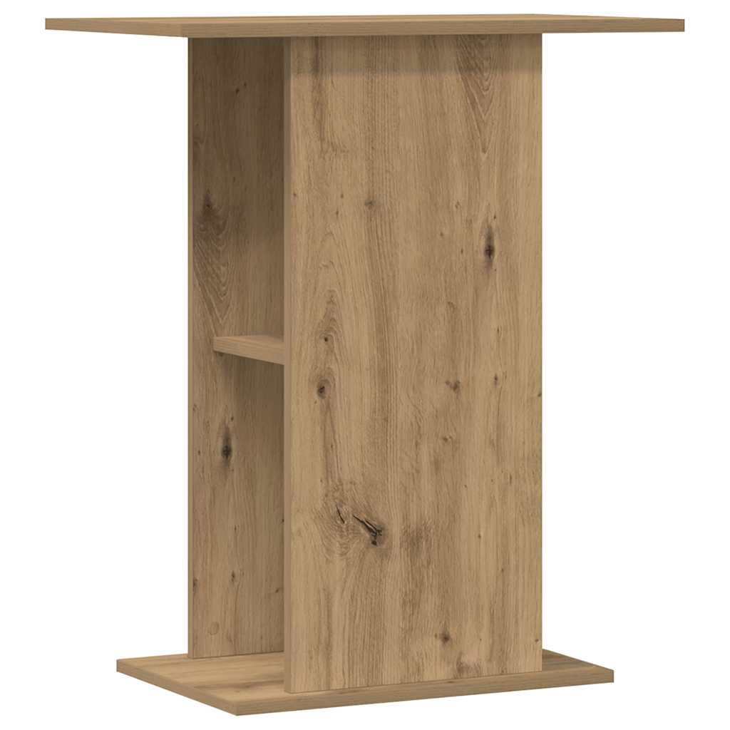 Vidaxl akvariestandard håndværker eikenhout 36x60,5x72,5 cm