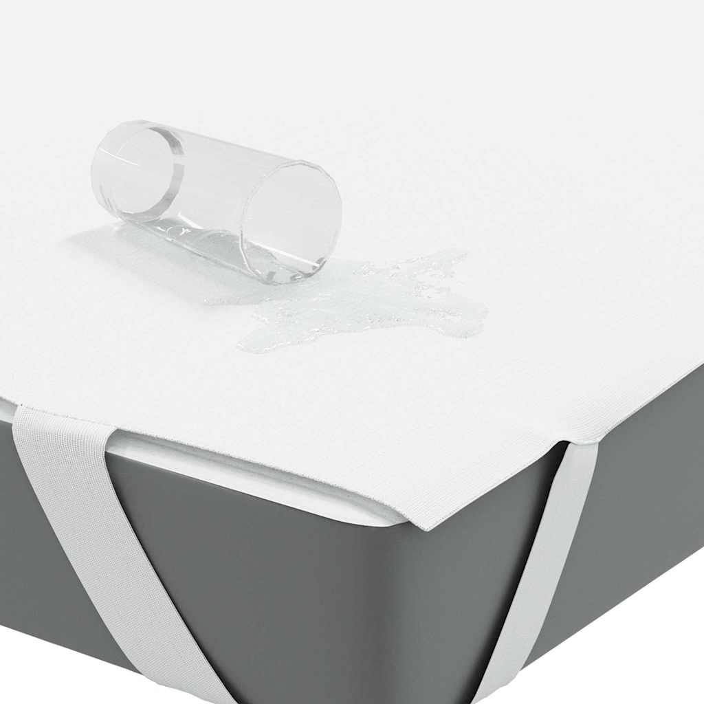 Vidaxl matrasbeschermer waterdicht 160x220 cm wit