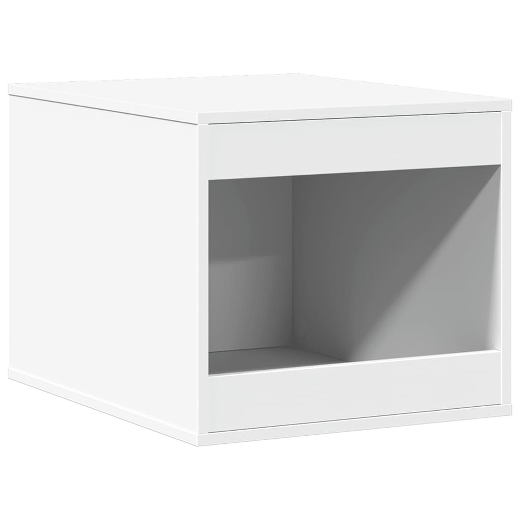 Vidaxxl kattegrus skab 47x59x42 cm færdig træ hvid