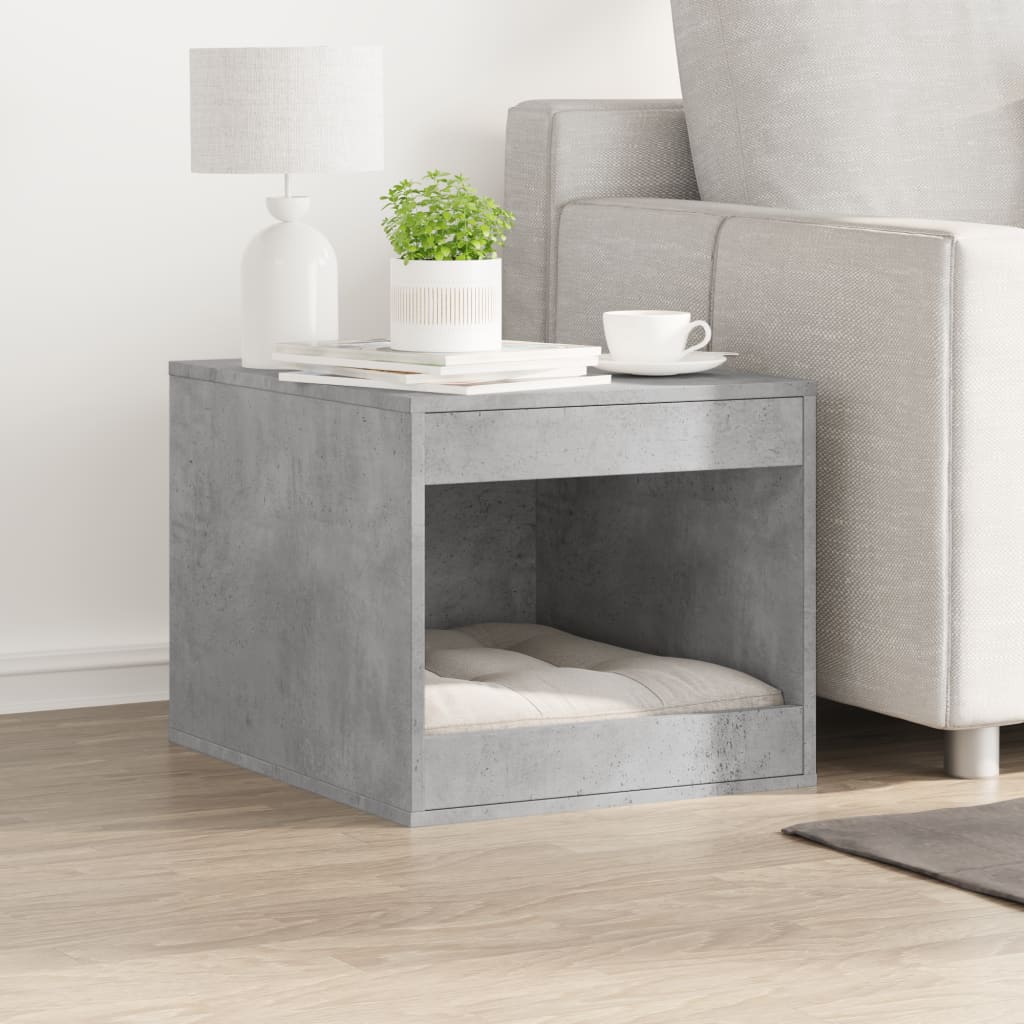Vidaxxl kattesandsskab 47x59x42 cm konstrueret træ betongrå