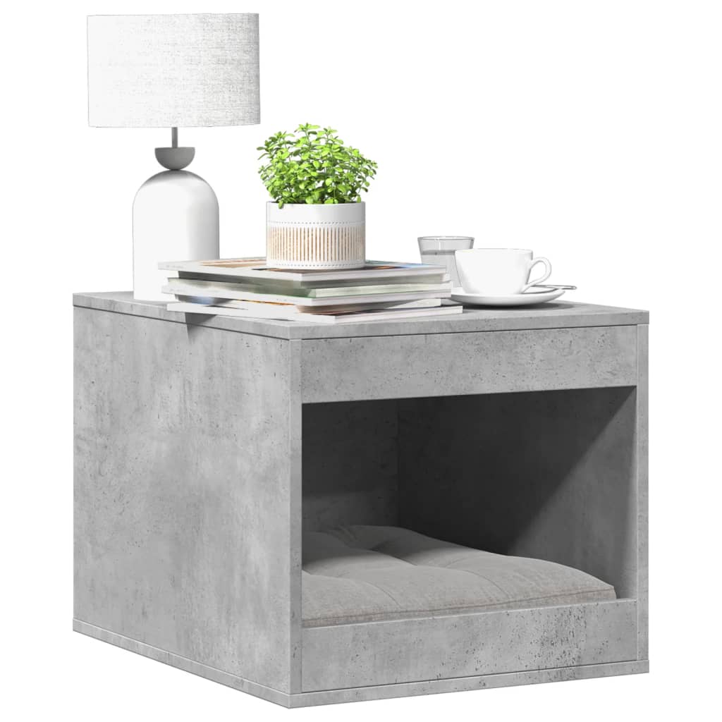 Vidaxxl kattesandsskab 47x59x42 cm konstrueret træ betongrå