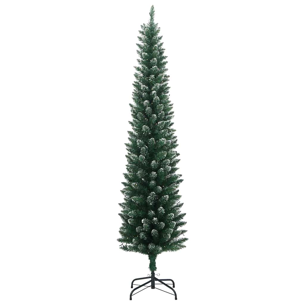 Vidaxx kunstigt juletræ smalt med 300 lysdioder 210 cm