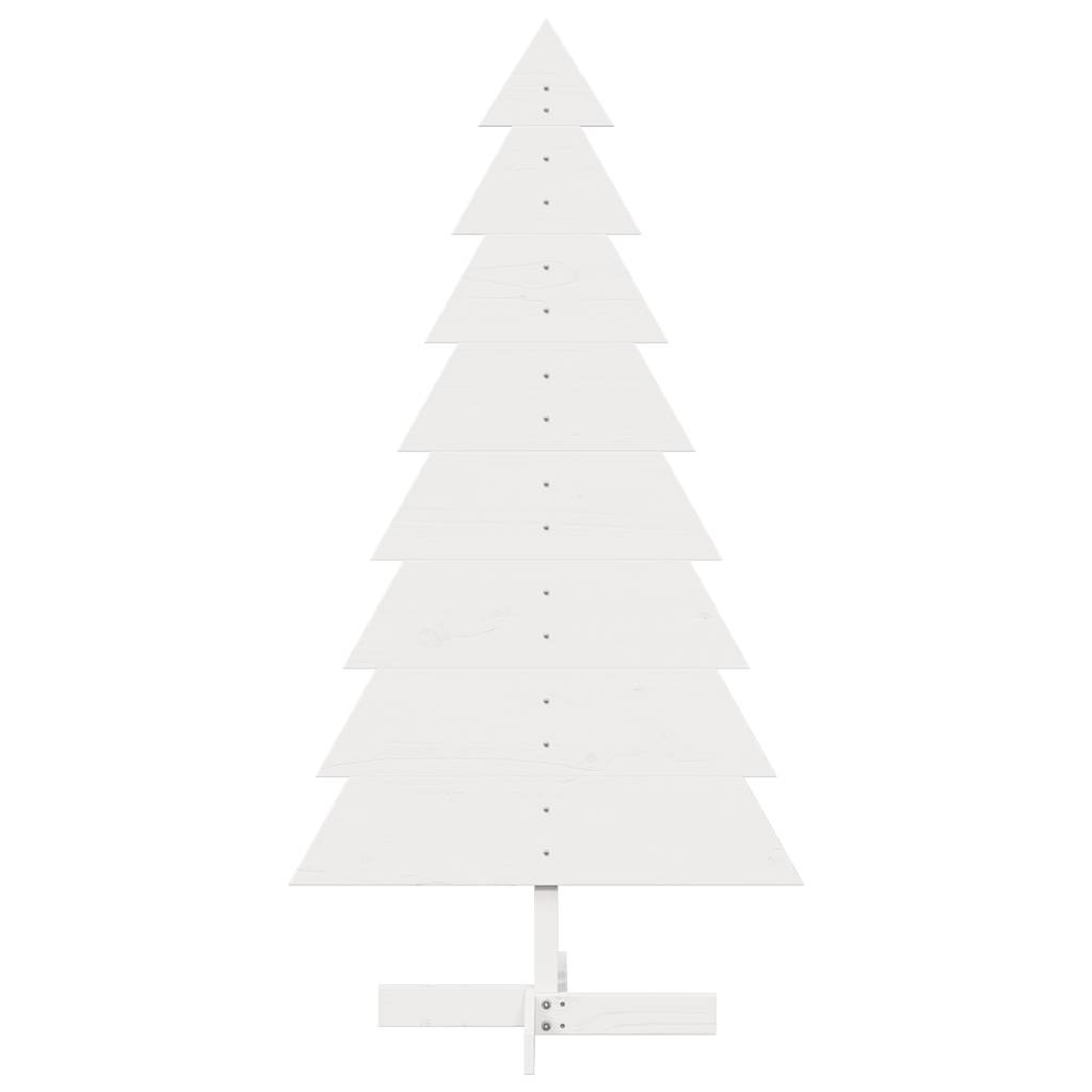 Vidaxx juledekoration juletræ 150 cm massiv fyrretræ hvid