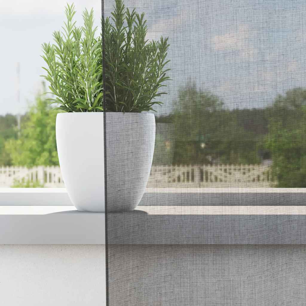 Vidaxl gordijnen voile met doorvoertules 2 st 140x140 cm donkergrijs