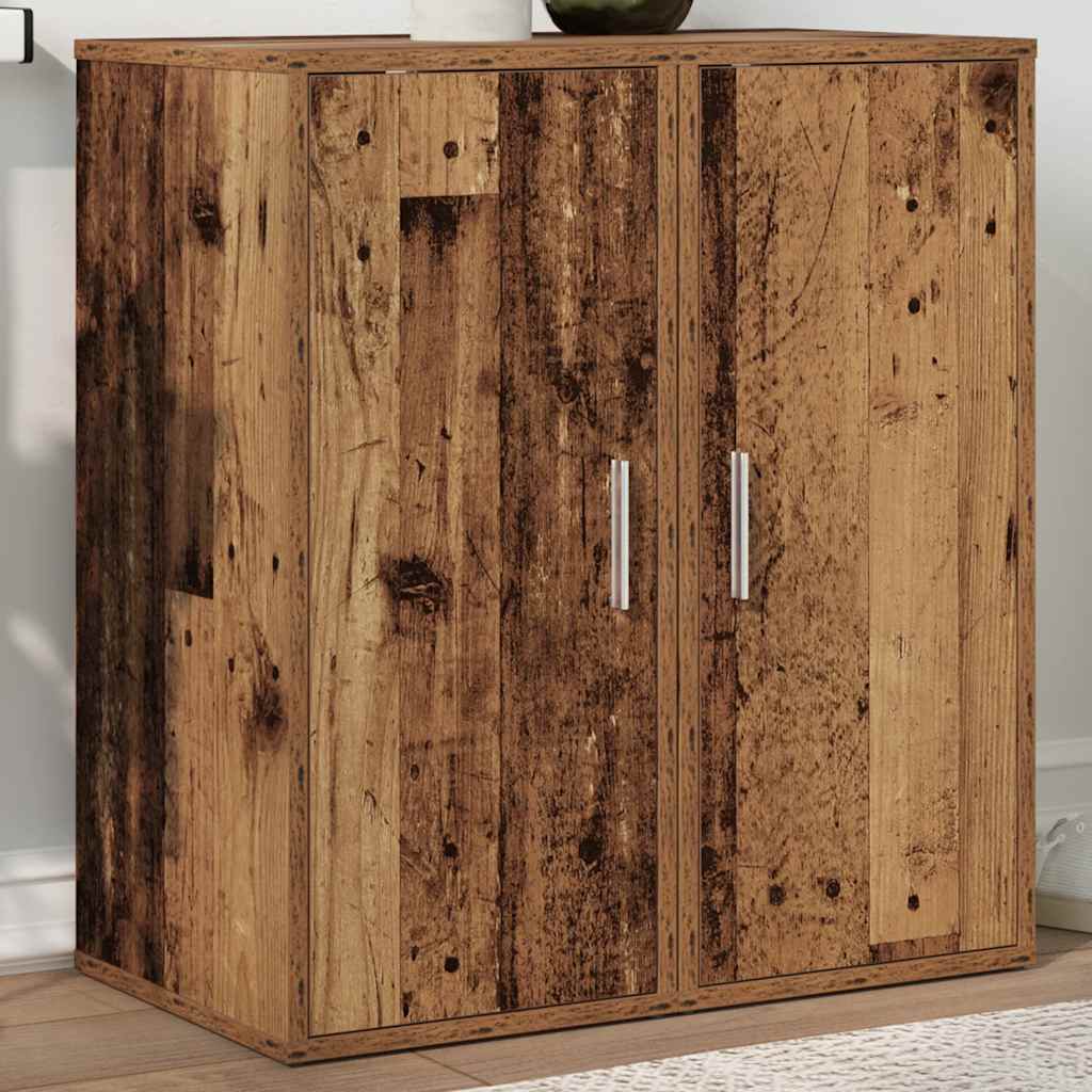 Vidaxx skoskabe 2 stk 32x35x70 cm behandlet træ, gammelt træfarvet