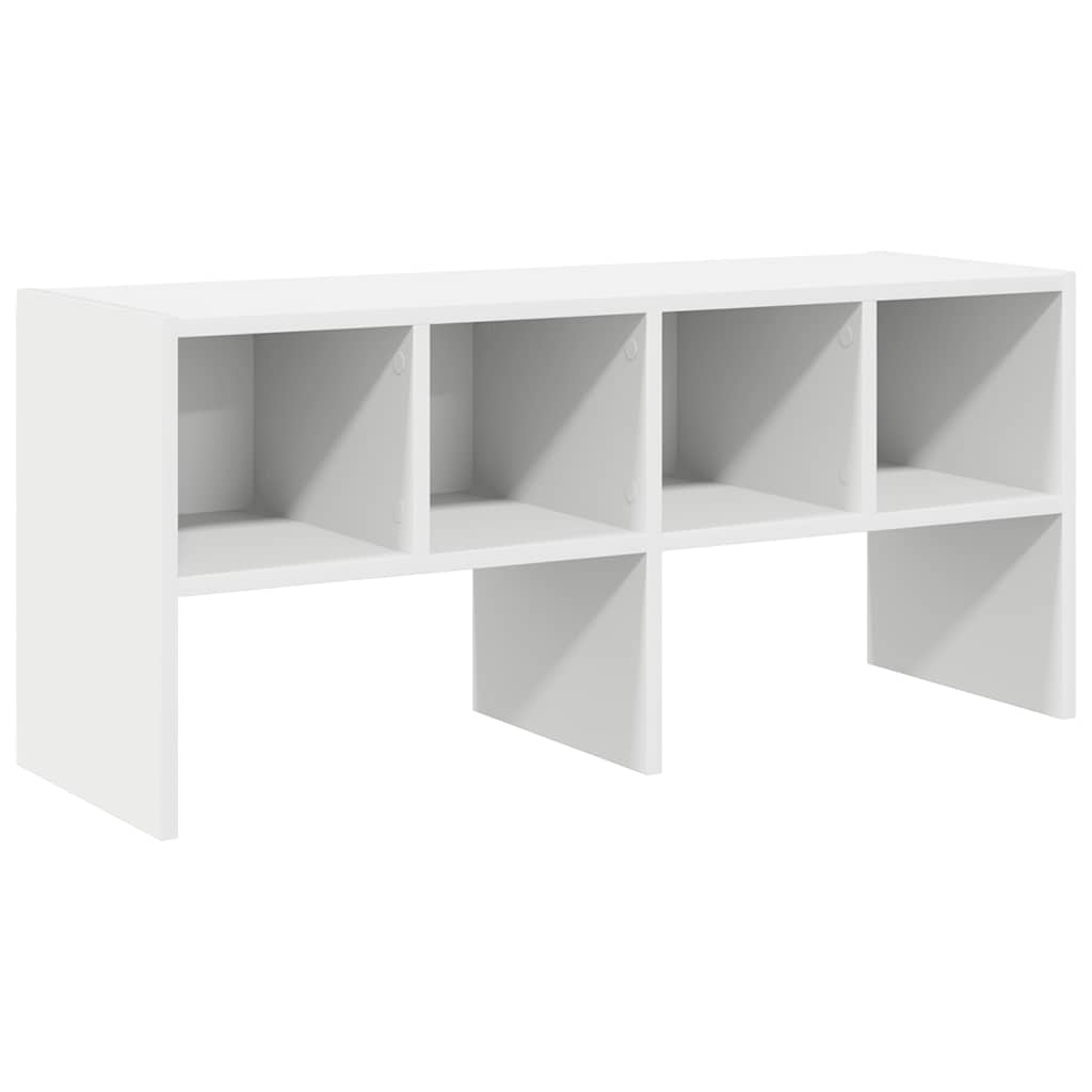 VidaXL skostativ stabelbar 89,5x30x40 cm hvid
