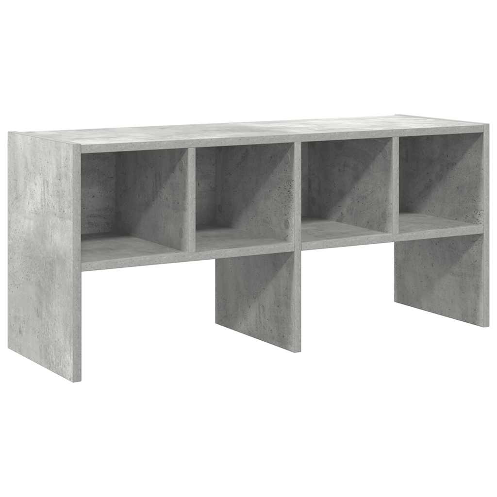 Vidaxx skostativ stabelbar 89,5x30x40 cm betongrå