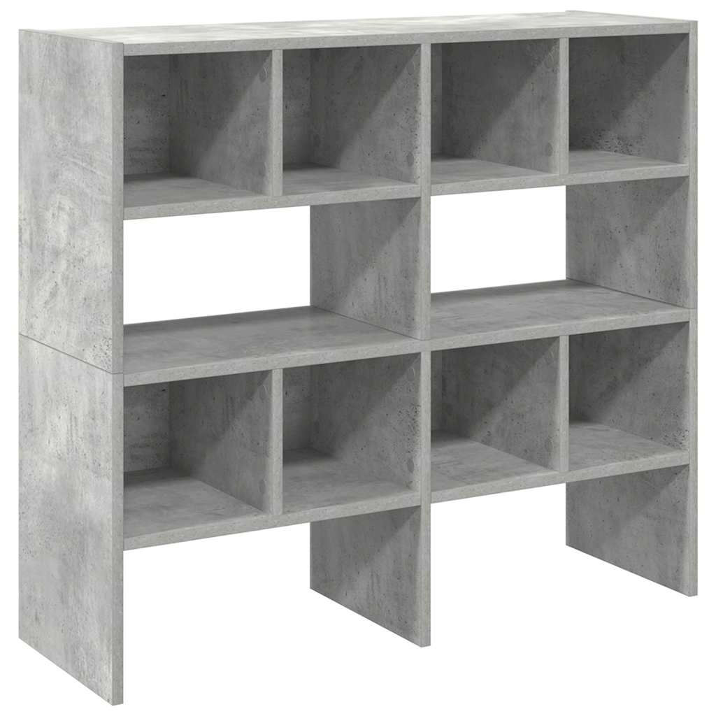 Vidaxx skostativer 2 stk stabelbare 89,5x30x40 cm betongrå