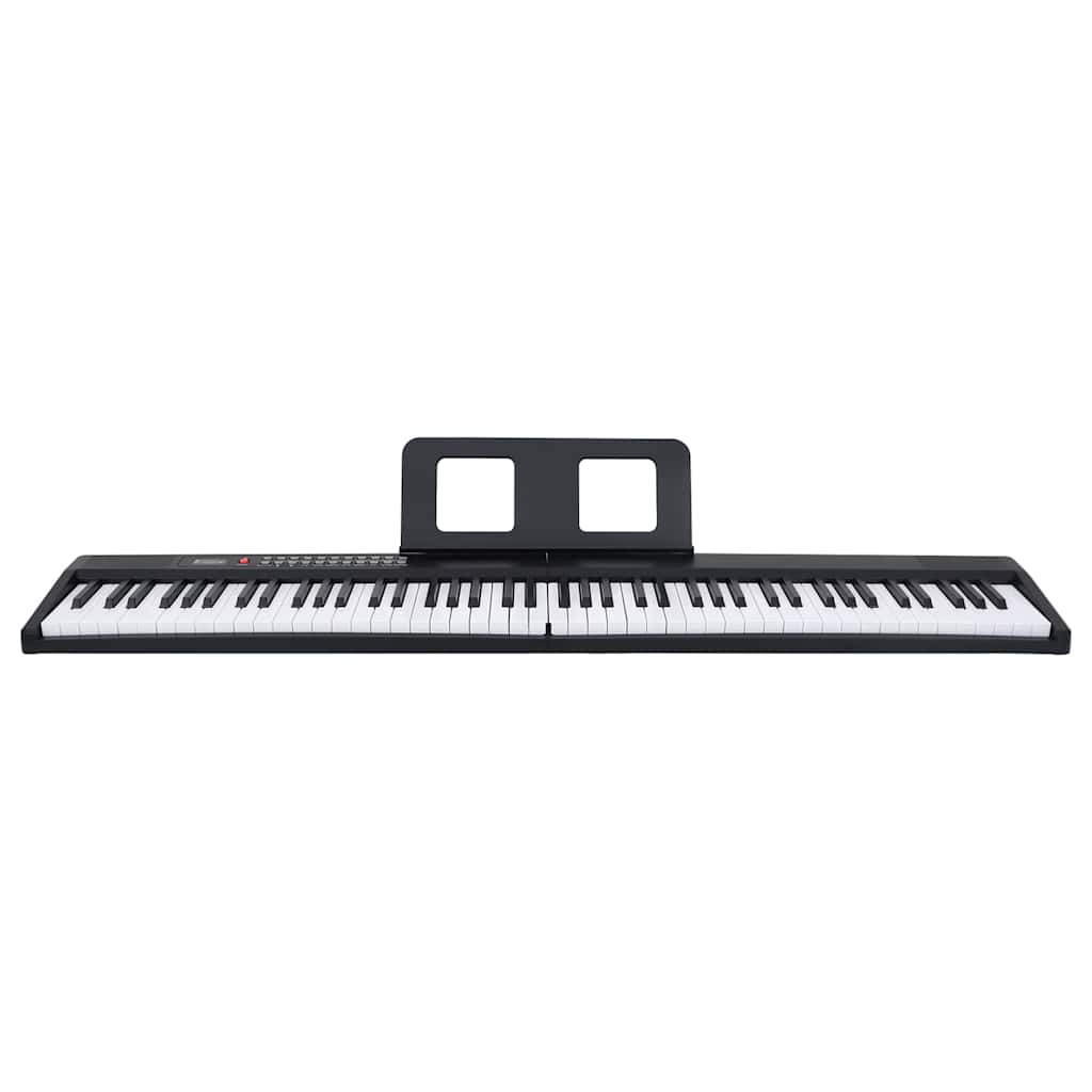 Vidaxxl 88 tangenter klaver elektrisk keyboard med nodestativ