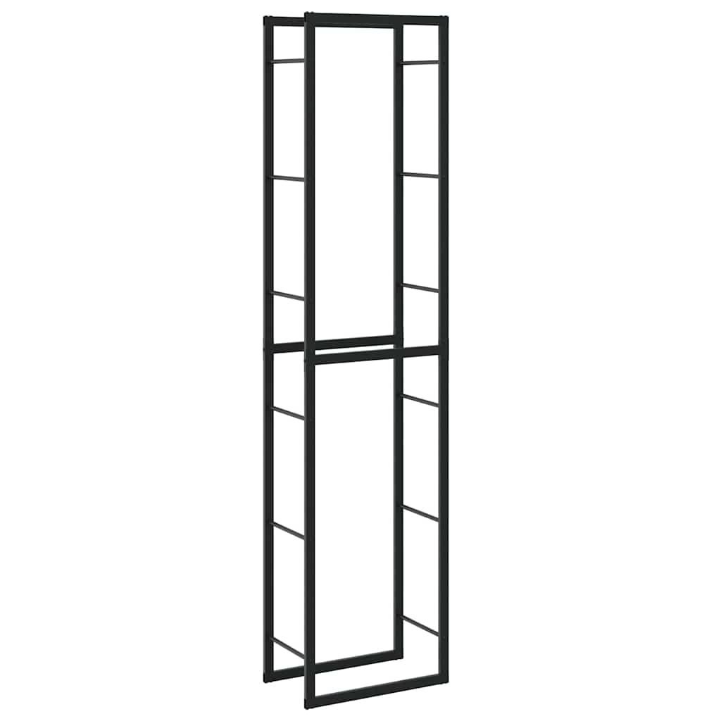 Vidaxx brændestativ 50x30x209 cm stål sort