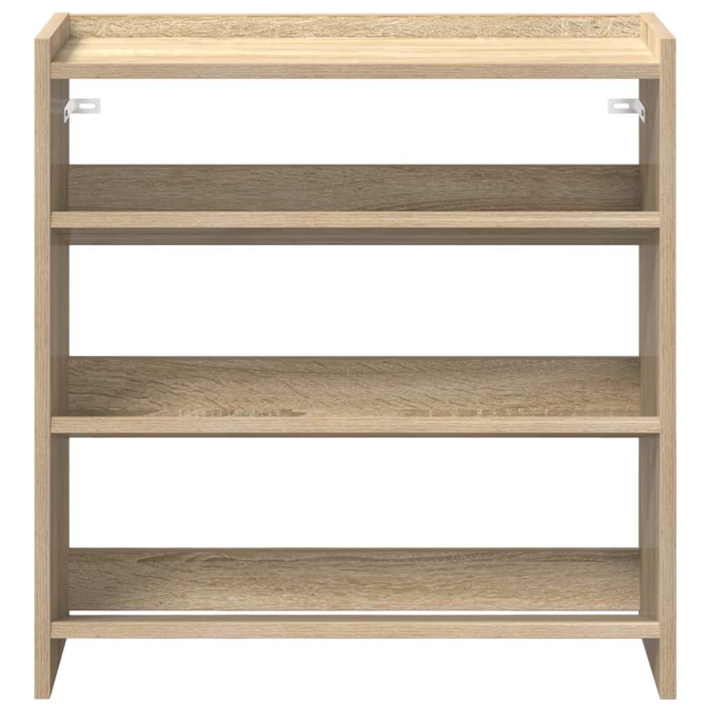 Vidaxx skohylde 60x25x62 cm færdigt træ sonoma eg-farvet