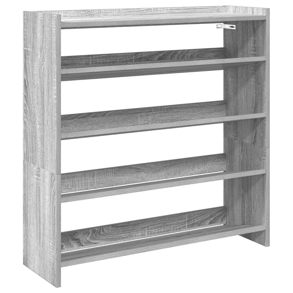 Vidaxx skohylde 80x25x81 cm færdig trægrå sonoma eg farve