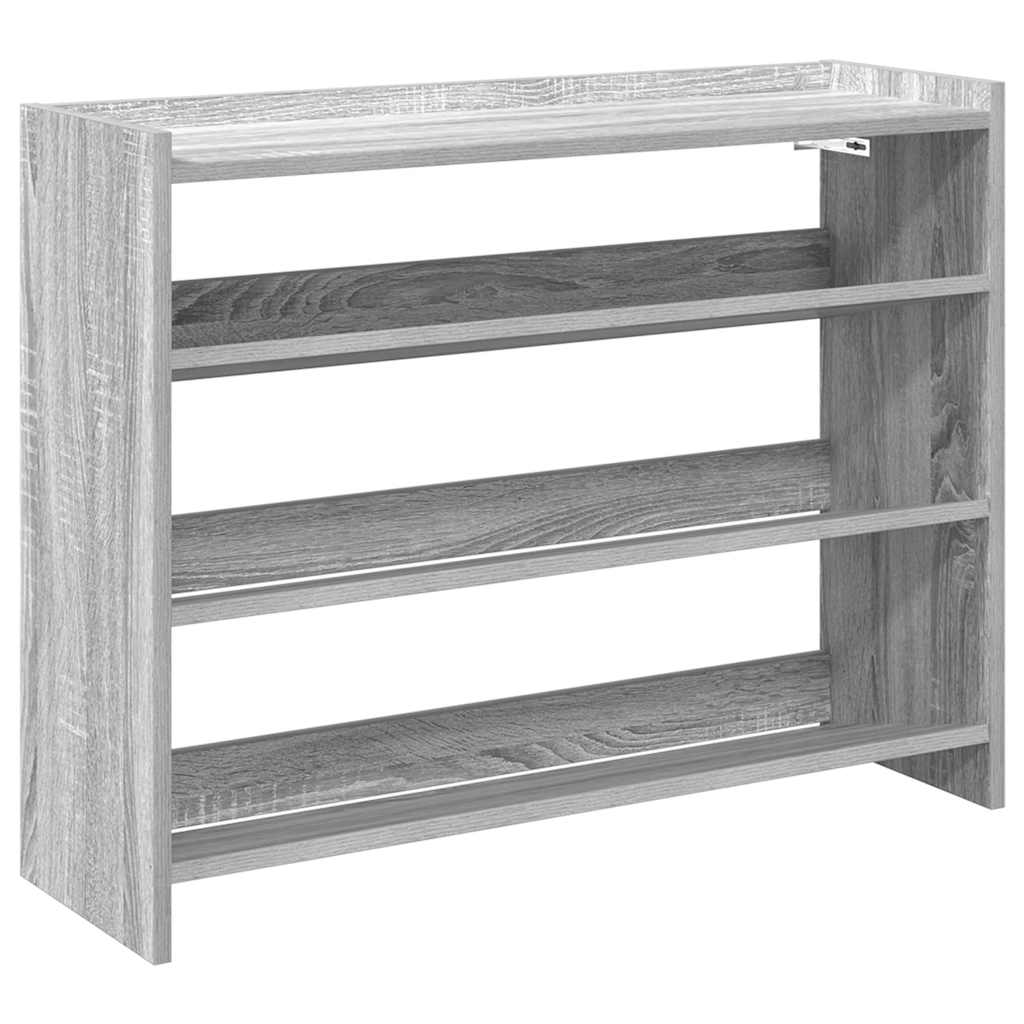 Vidaxx skohylde 80x25x62 cm færdig trægrå sonoma eg farve