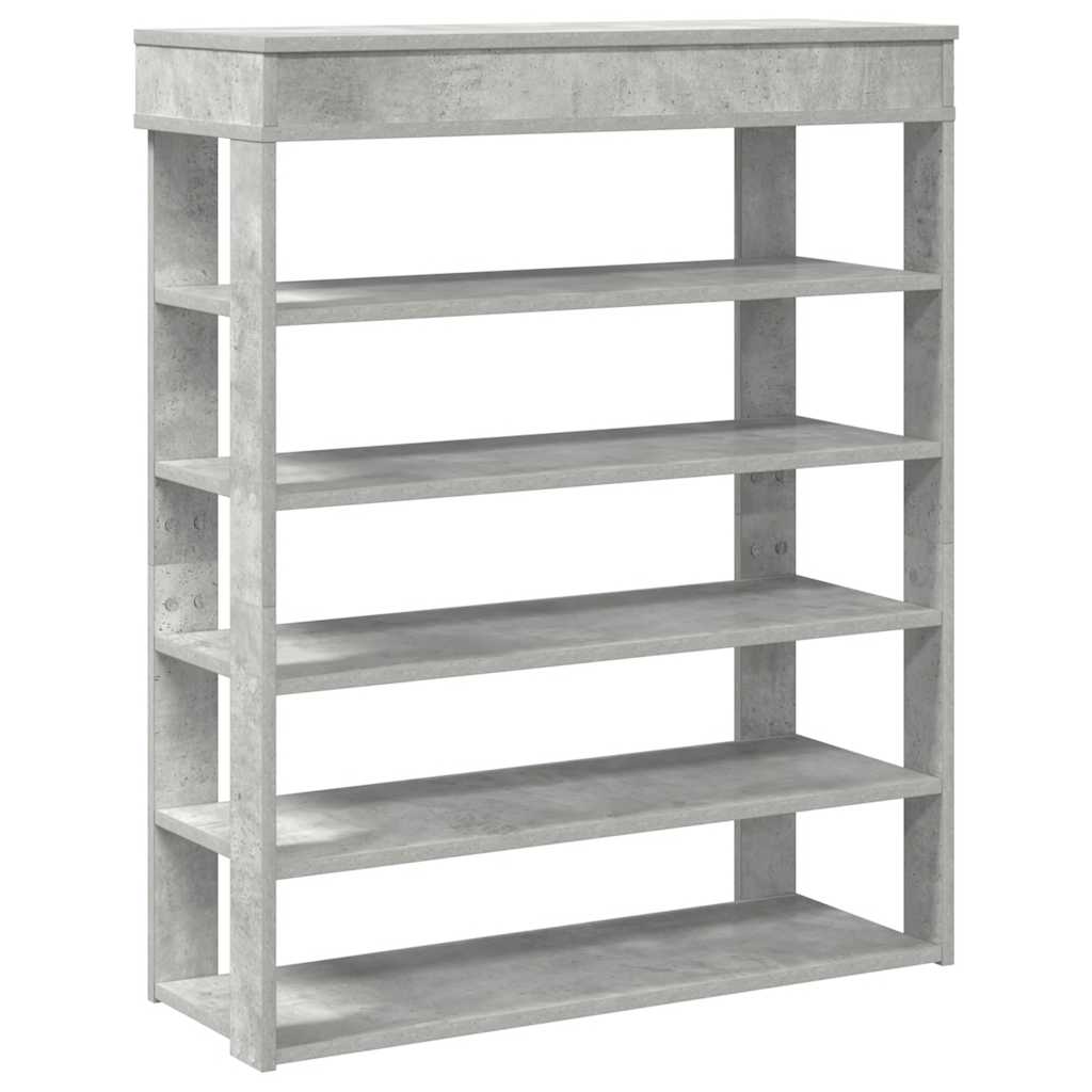 Vidaxx skostativ 80x30x98 cm konstrueret træ betongrå