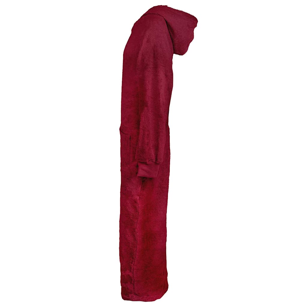 Vidaxl deken hoodie kinn rood xxl katoen