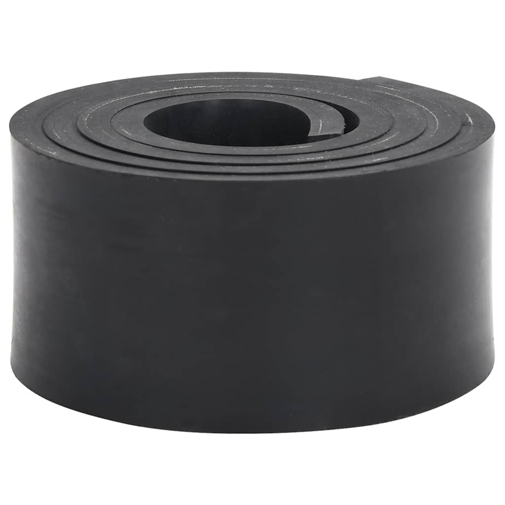 Vidaxxl gummikant til sneplov 150x10x1 cm sort