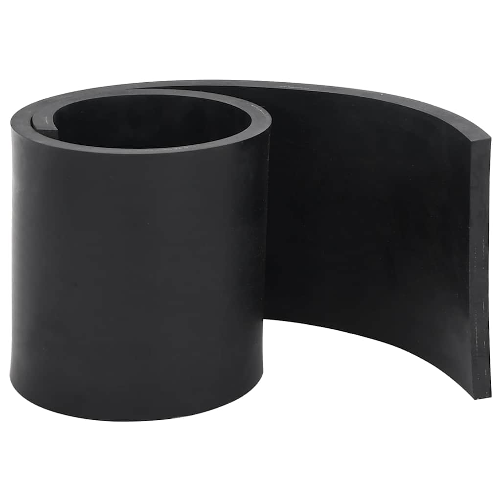 Vidaxx gummikant til sneplov 80x15x1 cm sort