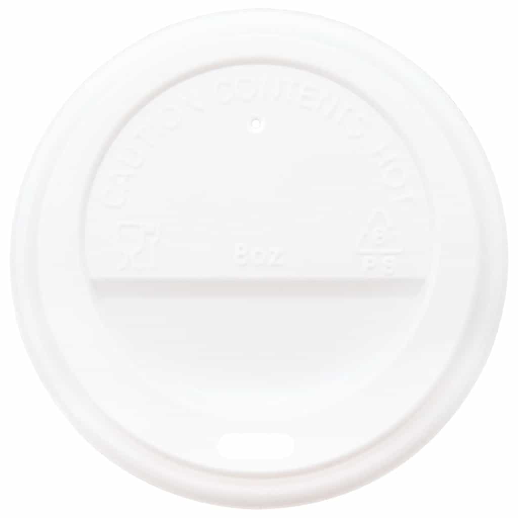 Vidaxl papieren koffiekopjes met deksel 1000 st 8oz 240 ml