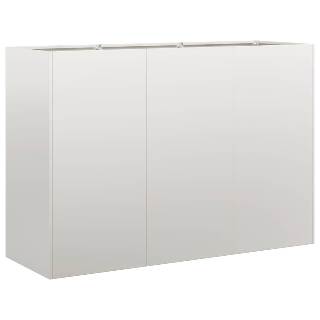 Vidaxl plantenbak 120x40x80 cm roestvrij staal