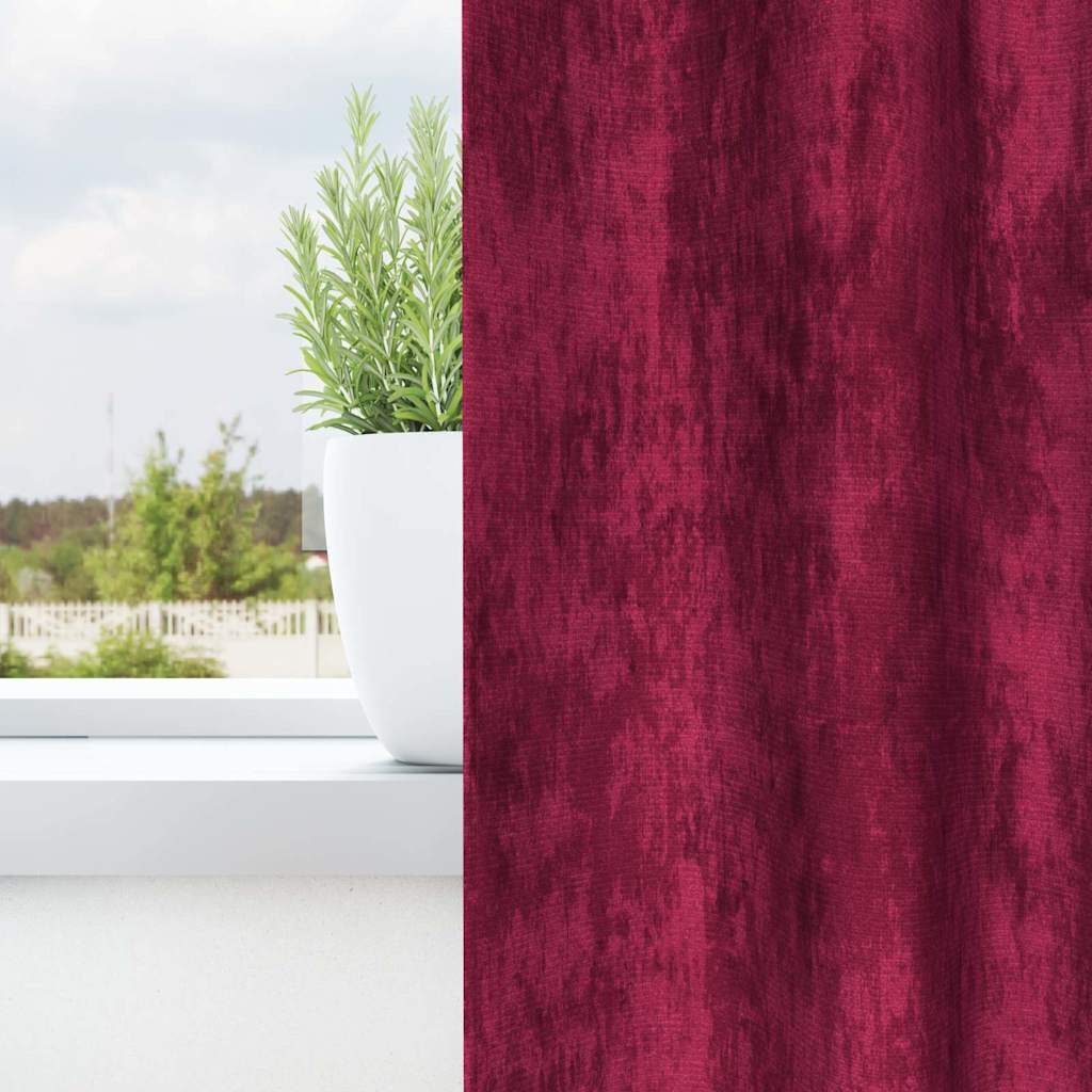 Vidaxl velvet gordijnen 2 pcs wijnrood 260 x 140 cm fluweel
