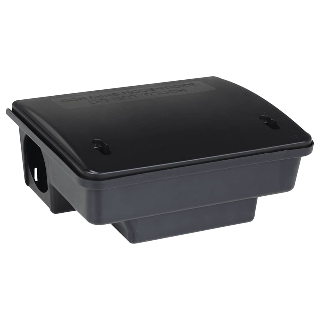 Vidaxl muizenvallen 4 st 23x19x9,5 cm zwart