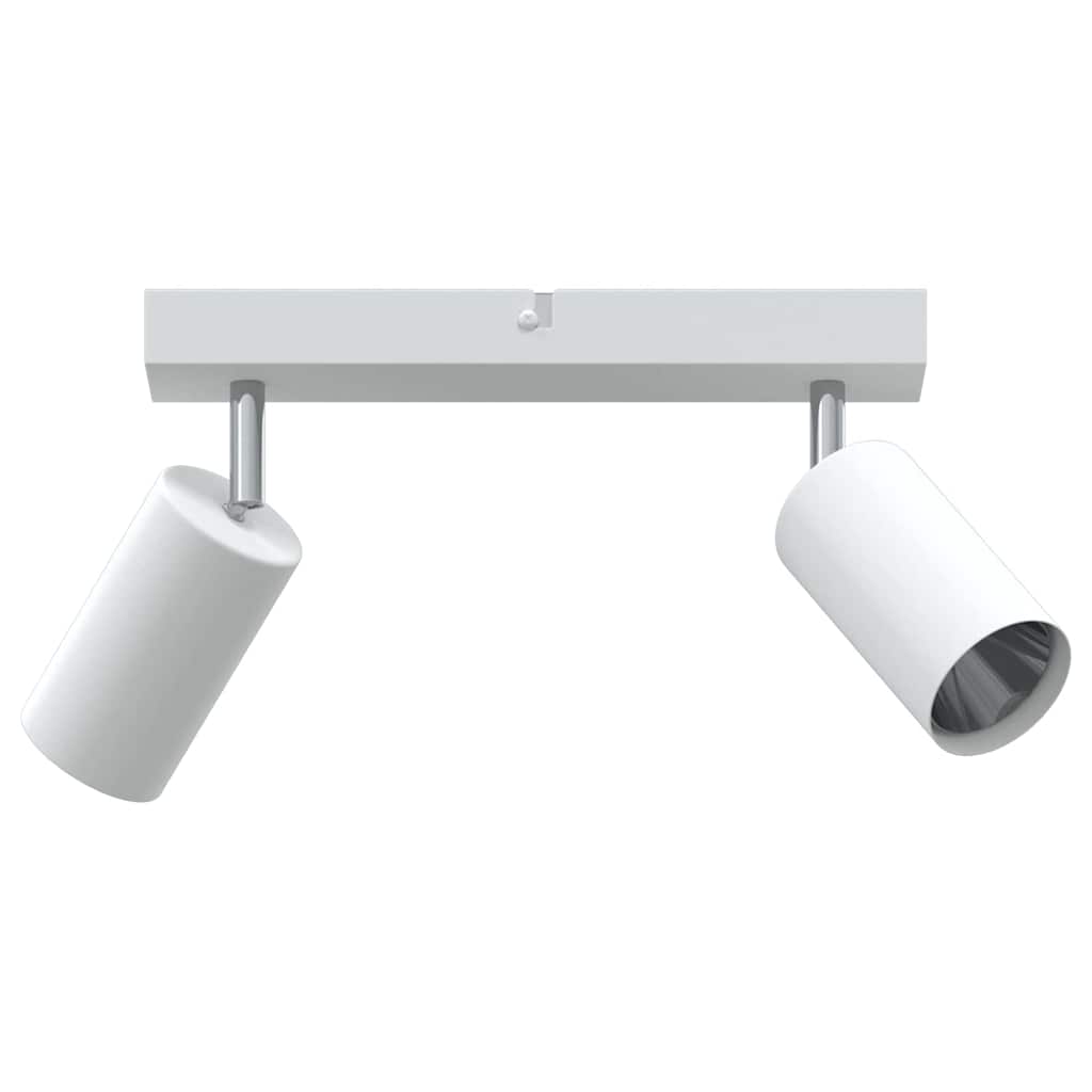 Vidaxl plafondspot met schijnwerpers wit 26 x 6 x 16 cm metaal