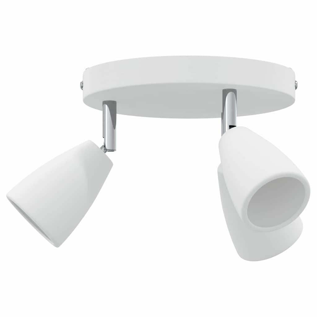 Vidaxl plafondspot met schijnwerpers wit 19 x 19 x 14,5 cm metaal