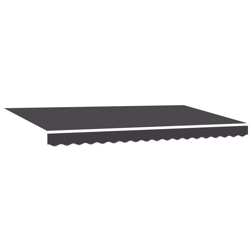 Vidaxl vervangingsdoek voor zonnescherm antraciet 380 x 195 cm