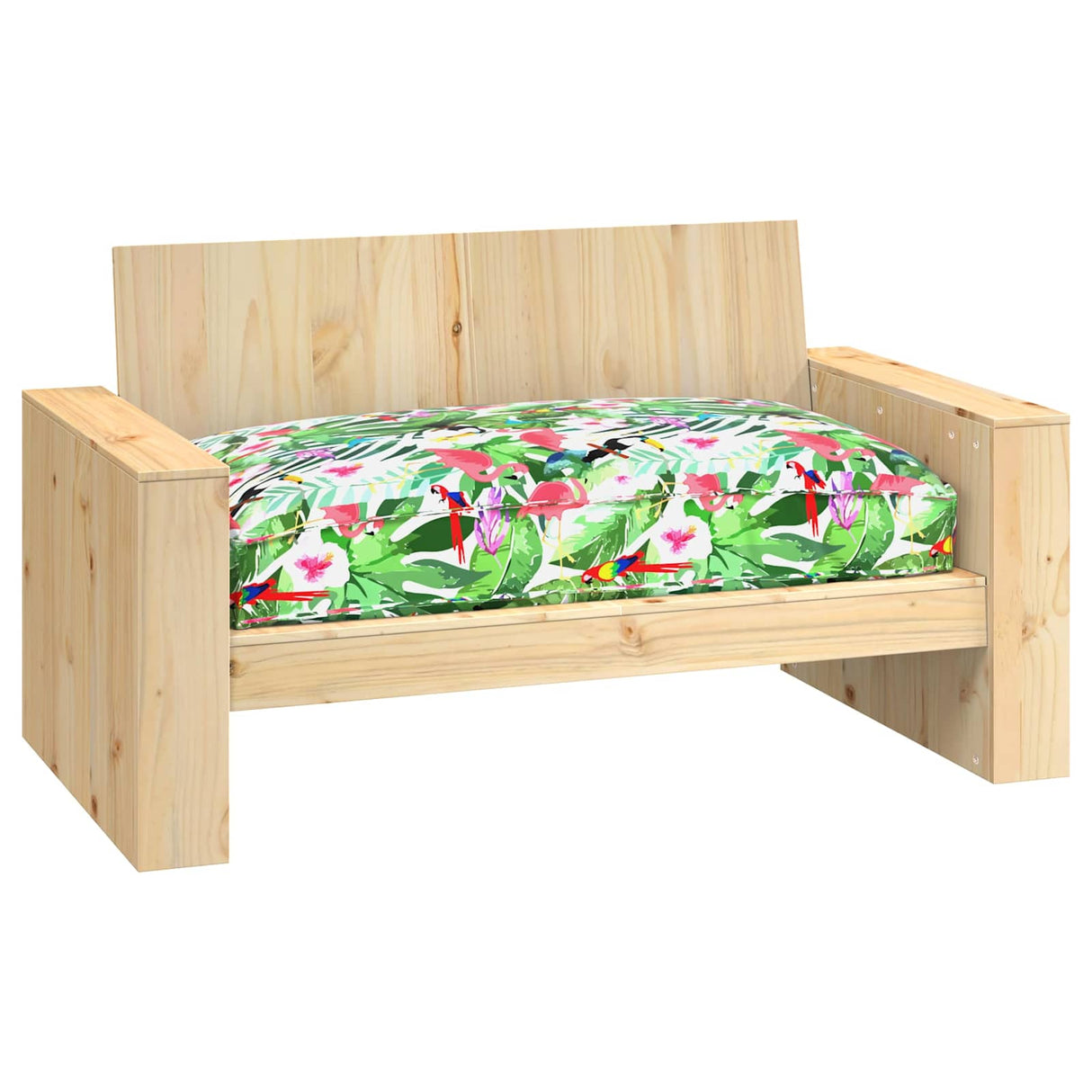 Vidaxl kussen bloemen multikleur 120 x 80 x 12 cm oxford stof