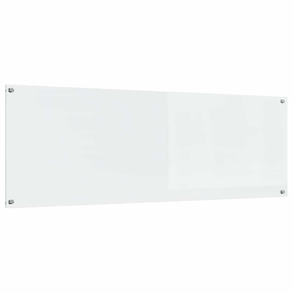 Vidaxl keuken spatscherm doorzichtig 120 x 40 cm gehard glas