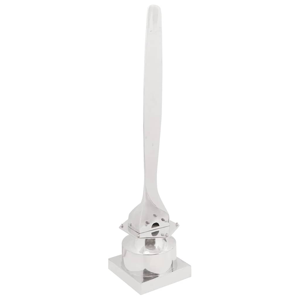 Vidaxl sculptuur zilver 26 x 26 x 110 cm aluminium